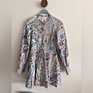 Sezane Women’s Caprice Dress Milo Print Size 34 / US 2